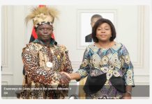 Vice President Discusses Access Routes with King of Mbunda Vice President Discusses Access Routes with King of Mbunda