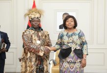 Vice President Discusses Access Routes with Mbunda King Vice President Discusses Access Routes with Mbunda King