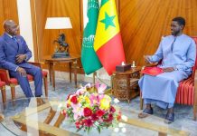 Angolan President Sends Message to Senegalese Counterpart Angolan President Sends Message to Senegalese Counterpart