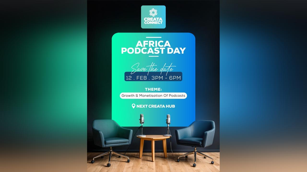 Creata Connect Celebrates Africa Podcast Day Growth Creata Connect Celebrates Africa Podcast Day Growth