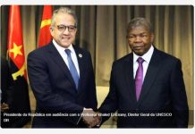 Angolan President Discusses Cooperation with UNESCO Angolan President Discusses Cooperation with UNESCO