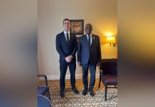 Téte António Meets U.S. Official Nick Checker in Addis Ababa Téte António Meets U.S. Official Nick Checker in Addis Ababa