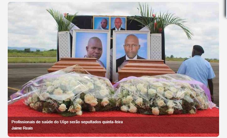 Remains of Healthcare Professionals Arrive in Uige Remains of Healthcare Professionals Arrive in Uige
