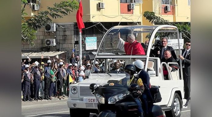 Leo XIV Arrives at the Muxima Sanctuary Leo XIV Arrives at the Muxima Sanctuary