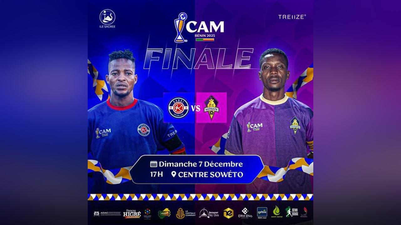 Cam Bénin 2025: Finale Dimanche au Centre Sowéto Cam Bénin 2025: Finale Dimanche au Centre Sowéto