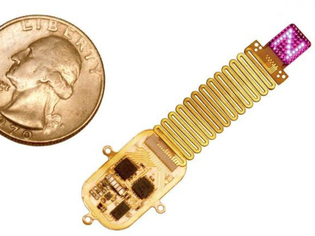 Implant Émettant Des Messages Lumineux Au Cerveau Implant Émettant Des Messages Lumineux Au Cerveau