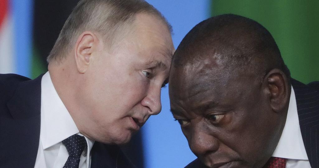 South Africa's President Ramaphosa holds talks with Putin on Ukraine war