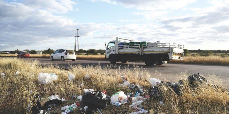 Waste clogs Gaborone city