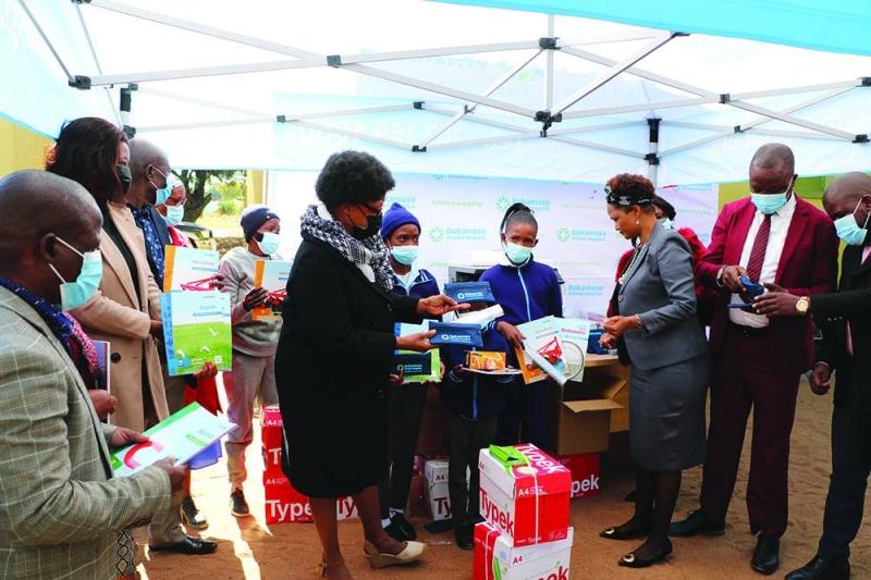 Bokamoso donates to Tau Manthe Primary School Bokamoso donates to Tau Manthe Primary School