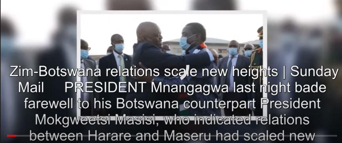 Zim-Botswana relations scale new heights