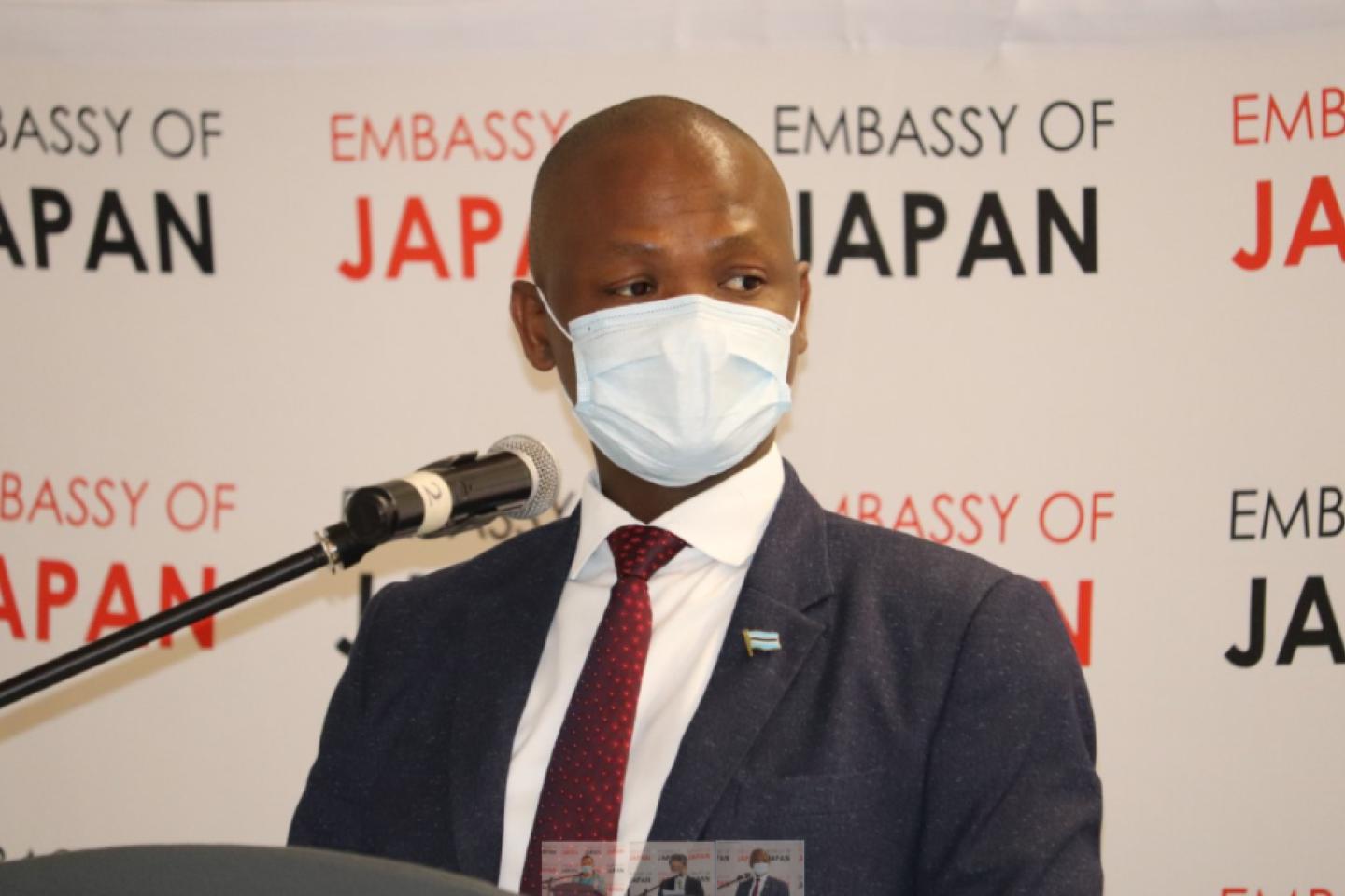 Minister of Health Dr Edwin Dikoloti Botswana