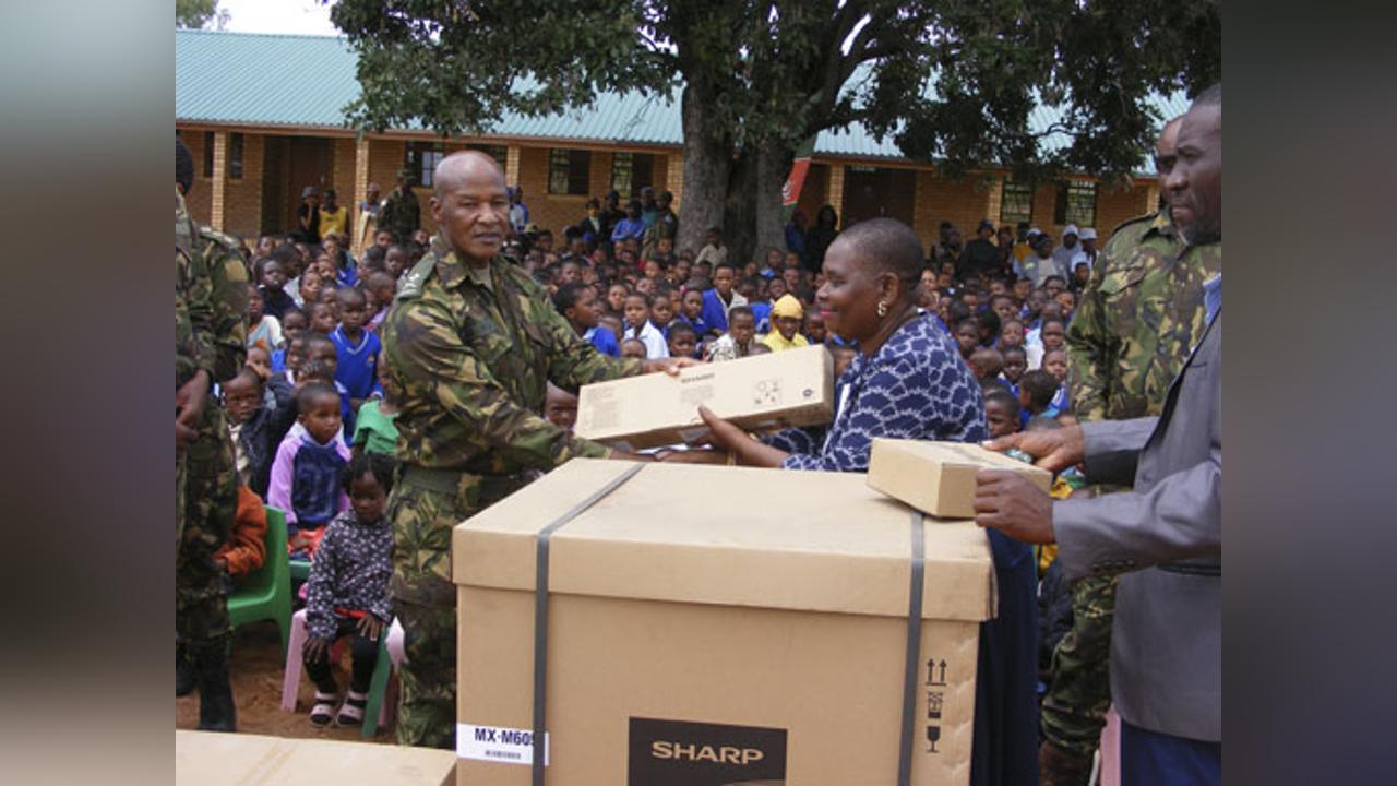 BDF DONATES PRINTER TO MABESEKWA PRIMARY BDF DONATES PRINTER TO MABESEKWA PRIMARY