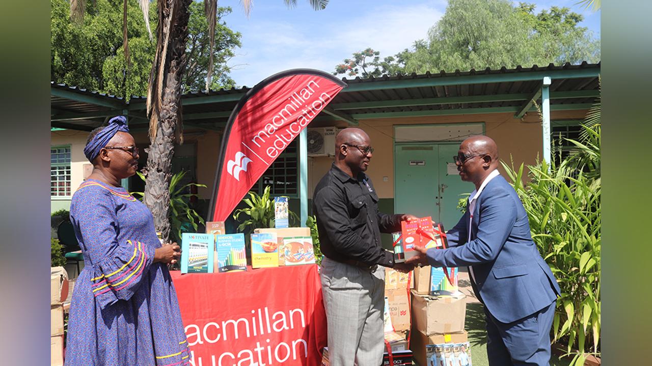 Macmillan hands books worth over P1 million Macmillan hands books worth over P1 million