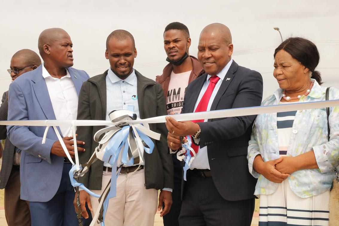 Boatle Bus Rank opens - Botswana