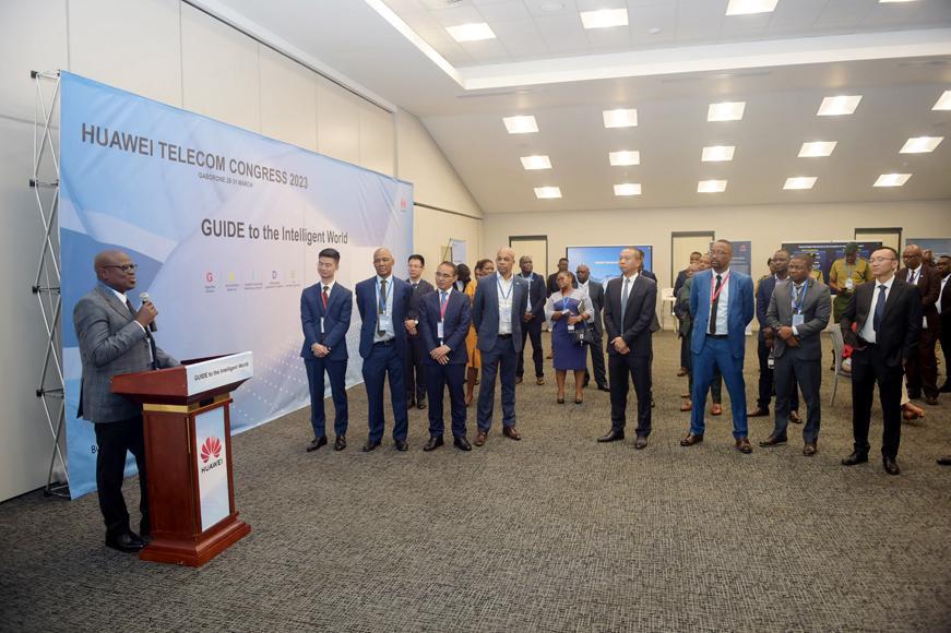 Huawei holds information technology exhibition in Botswana Huawei holds information technology exhibition in Botswana