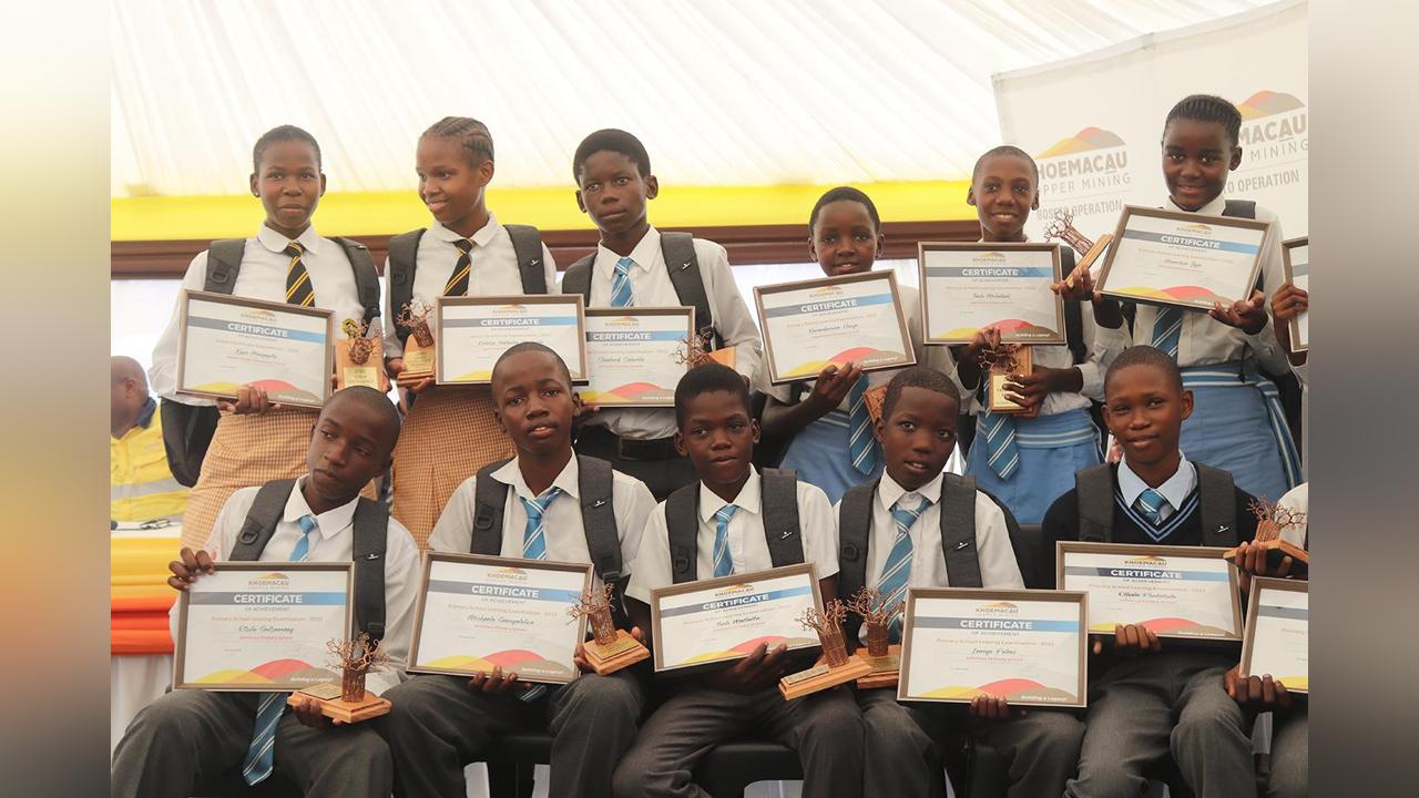 Khoemacau mine awards top achievers Khoemacau mine awards top achievers