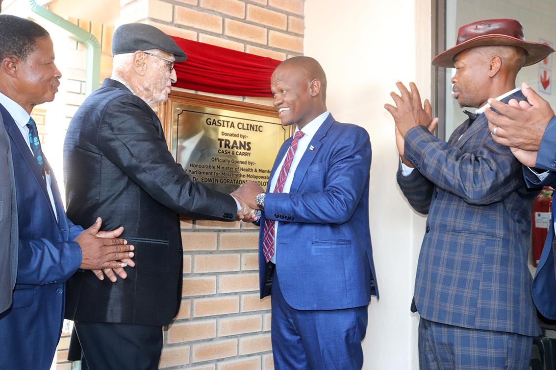 DIKOLOTI OPENS UPGRADED GASITA CLINIC DIKOLOTI OPENS UPGRADED GASITA CLINIC