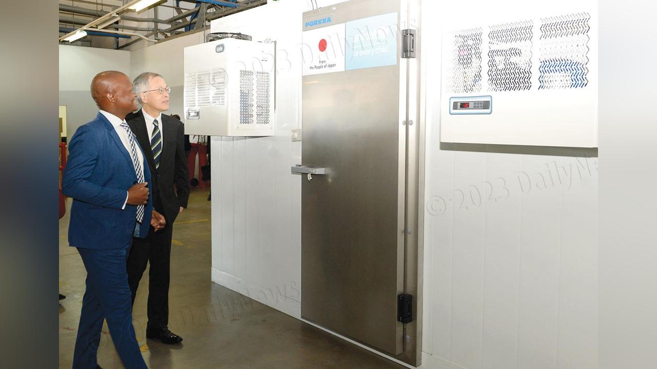 Japan donates cold chain equipment Japan donates cold chain equipment