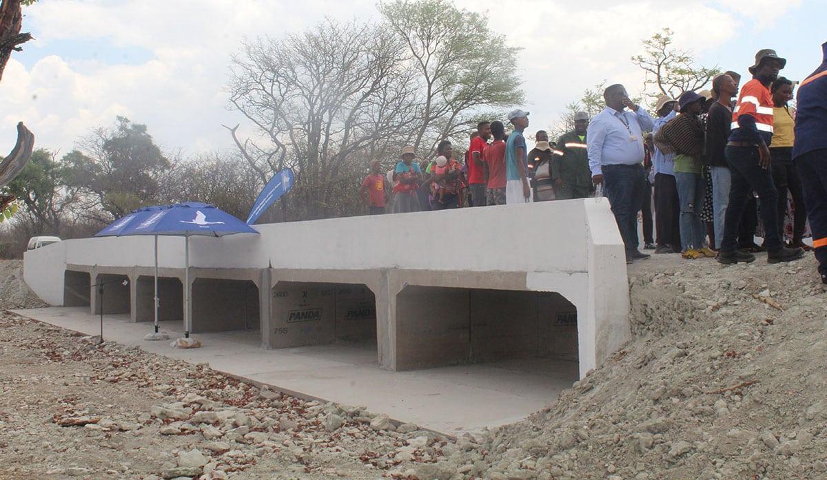 New bridge brings relief to Tshwaane and Malelejwe