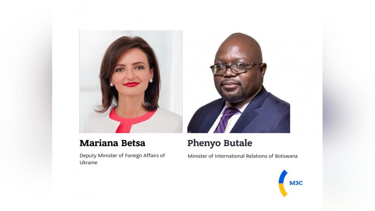 Mariana Betsa had a Telephone Call with Phenyo Butale, Minister of International Relations of Botswana Mariana Betsa had a Telephone Call with Phenyo Butale, Minister of International Relations of Botswana