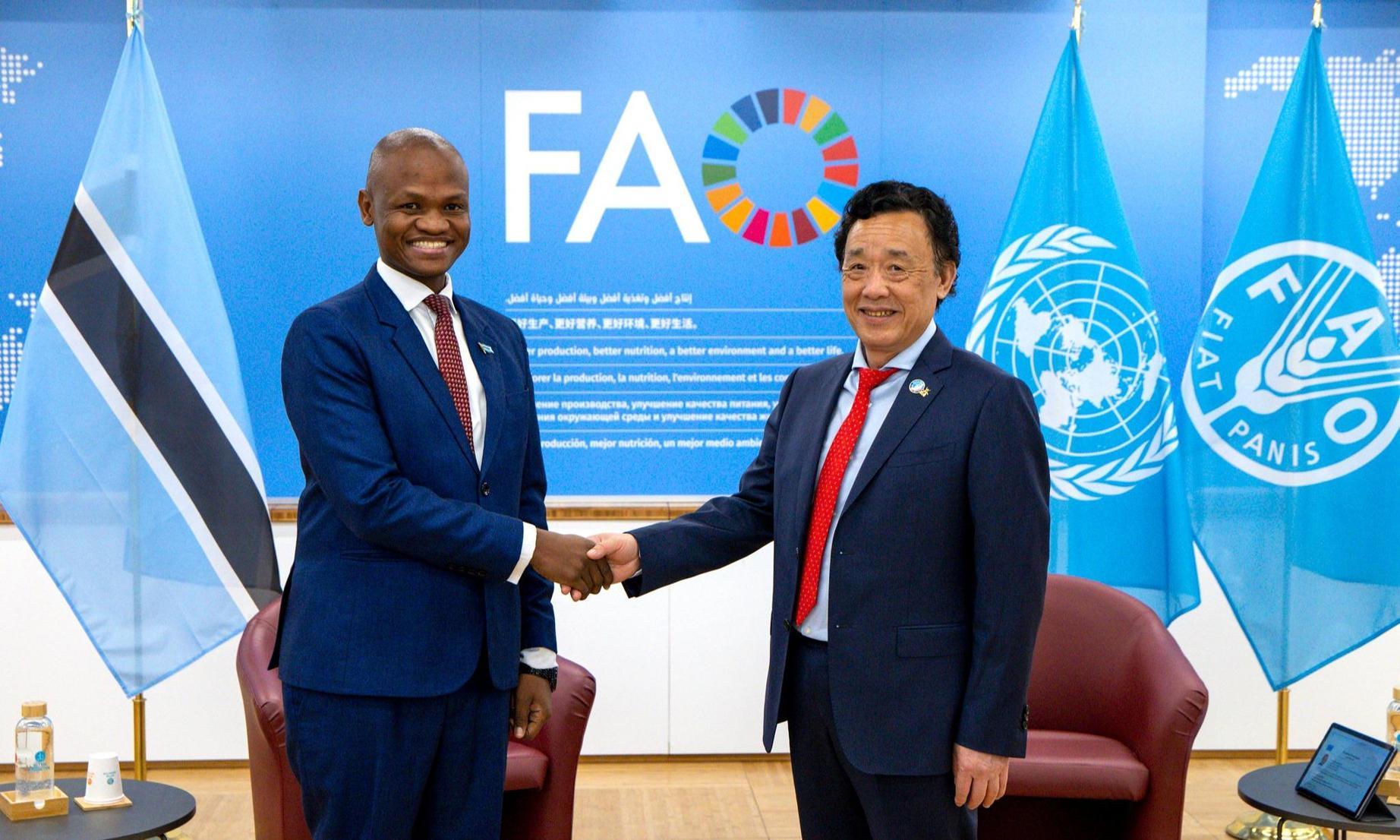 FAO Reaffirms Support for Botswana FAO Reaffirms Support for Botswana