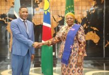 Namibia Pays Tribute to Botswana’S Ambassador Legwaila Namibia Pays Tribute to Botswana’S Ambassador Legwaila