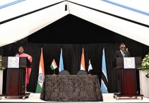 the Botswana–India Partnership Enters a New Era! the Botswana–India Partnership Enters a New Era!
