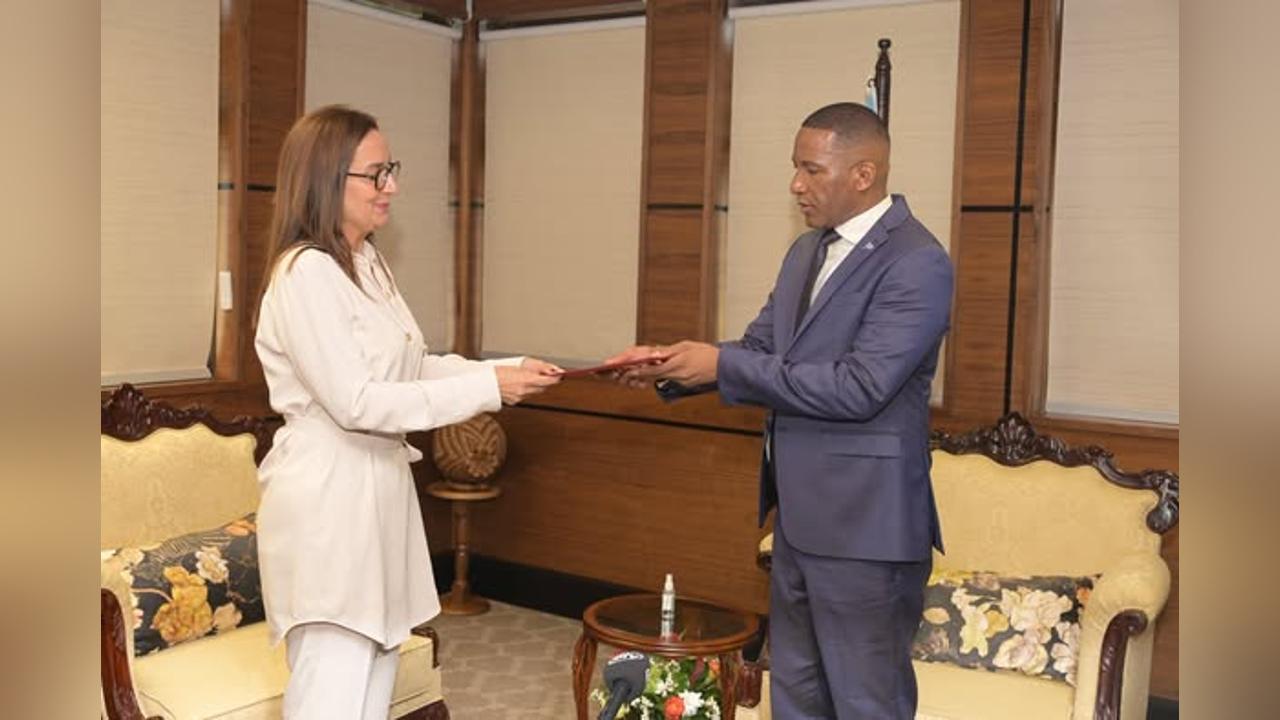 President Duma Gideon Boko Receives Venezuelan Ambassador