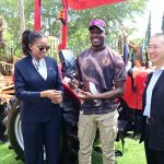 Botswana Honors Letsile Tebogo with Tractor Gift Botswana Honors Letsile Tebogo with Tractor Gift