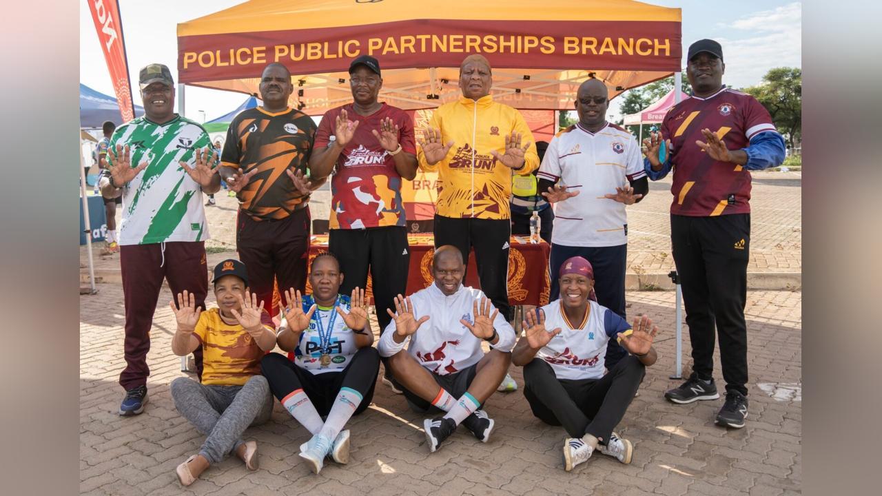 Botswana Police Service Joins Gaborone Striders Challenge Botswana Police Service Joins Gaborone Striders Challenge