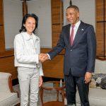 President Duma Boko Meets French Ambassador Baraban President Duma Boko Meets French Ambassador Baraban