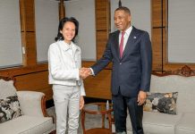 President Duma Boko Meets French Ambassador Baraban President Duma Boko Meets French Ambassador Baraban