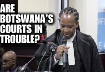 Botswana’S Justice System at a Crossroads Botswana'S Justice System at a Crossroads