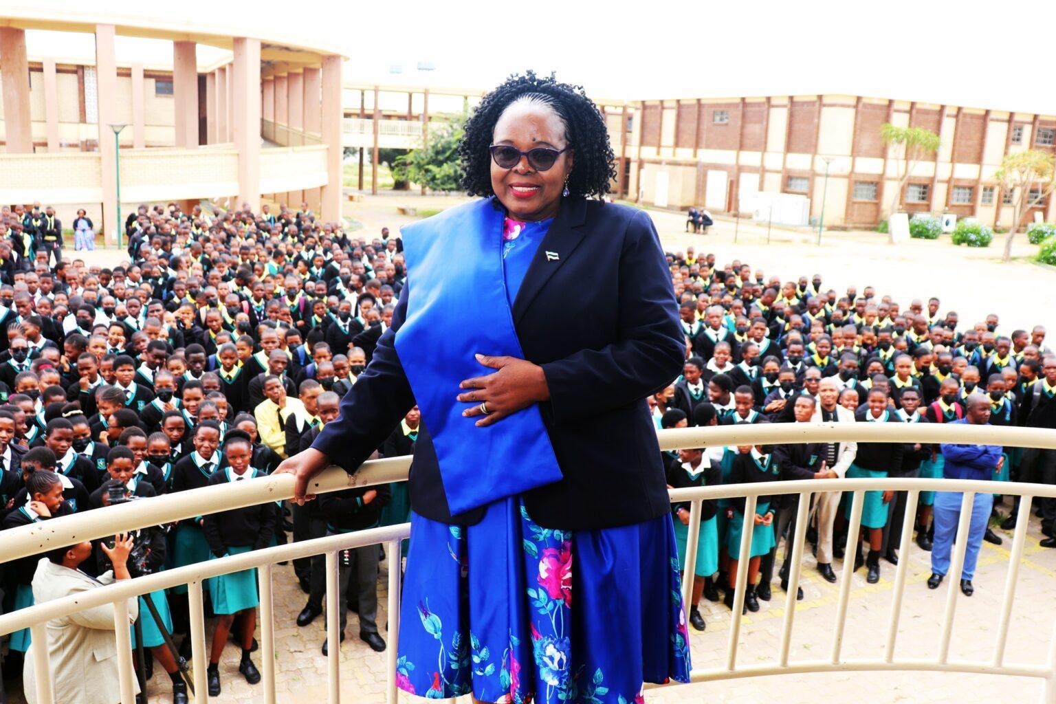 Minister Mokoka Urges Discipline and Respect at School Minister Mokoka Urges Discipline and Respect at School