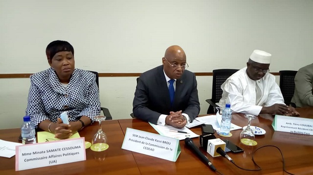 Élections 2020 au Burkina : Une mission conjointe de la CEDEAO et de l'Union africaine salue le dispositif mis en place Élections 2020 au Burkina : Une mission conjointe de la CEDEAO et de l'Union africaine salue le dispositif mis en place