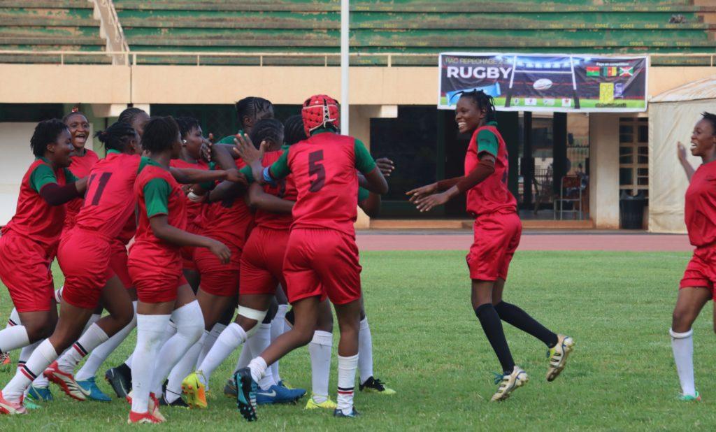 Rugby : La joie des Etalons dames malgré la défaite contre le Cameroun (03-35) Rugby : La joie des Etalons dames malgré la défaite contre le Cameroun (03-35)