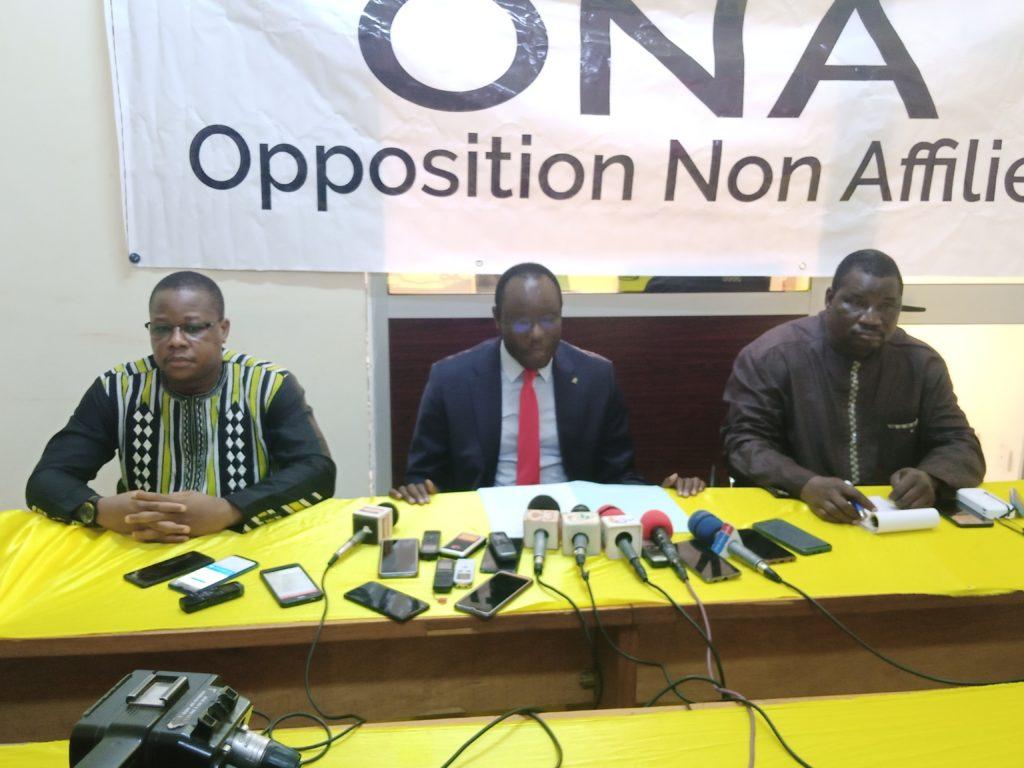 Burkina Faso : L’opposition Non Affiliée (ONA) se sent exclue de l’échiquier politique national Burkina Faso : L’opposition Non Affiliée (ONA) se sent exclue de l’échiquier politique national