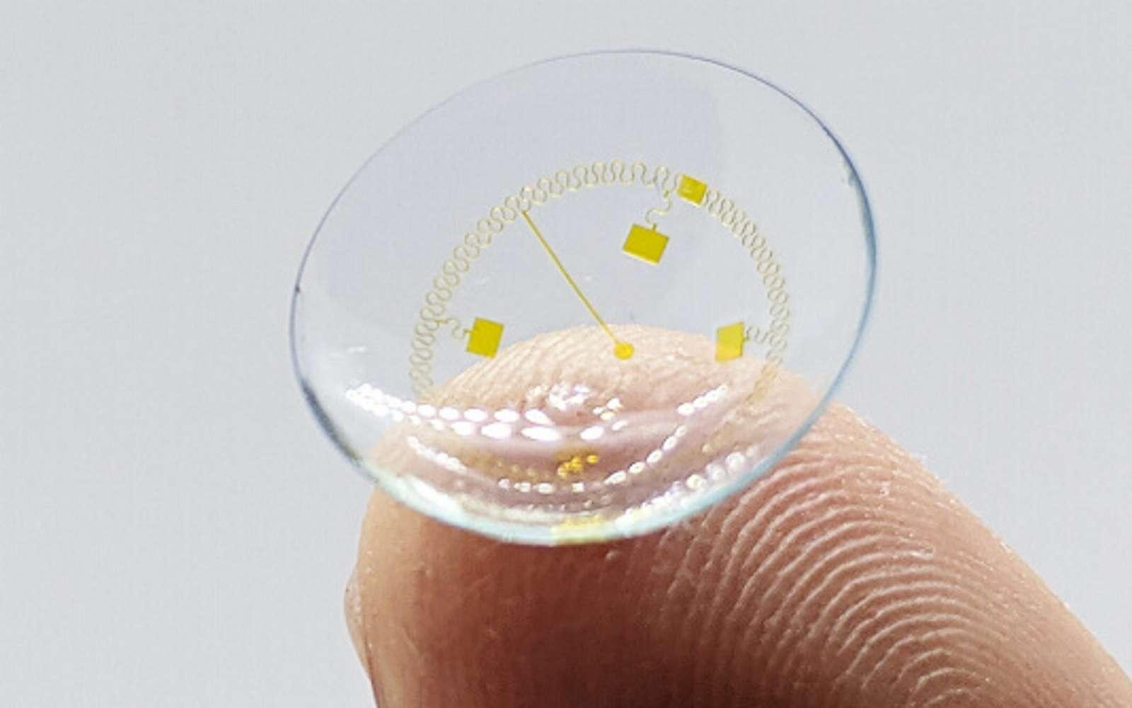 Cette lentille de contact affiche des notifications sur votre œil Cette lentille de contact affiche des notifications sur votre œil