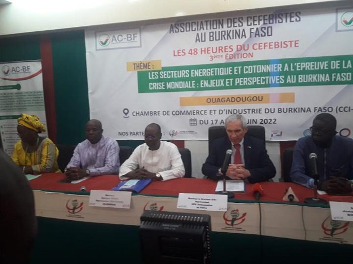 3e édition des 48 heures des Cefebistes : Des réflexions pour renforcer les secteurs énergétique et cotonnier au Burkina 3e édition des 48 heures des Cefebistes : Des réflexions pour renforcer les secteurs énergétique et cotonnier au Burkina