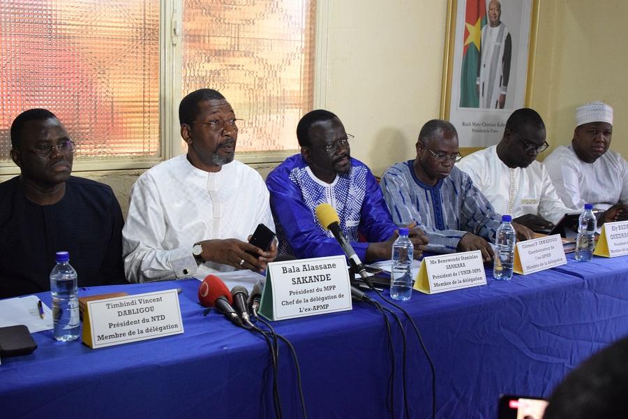 Transition au Burkina : L’ex-majorité présidentielle pour une gouvernance inclusive