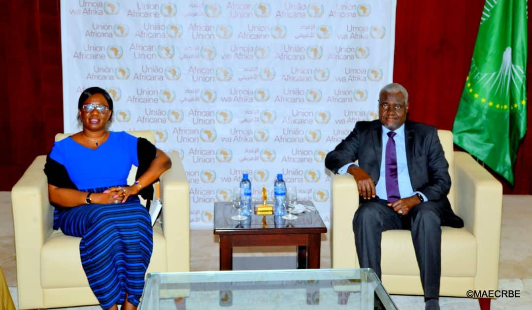 Union africaine : La cause du Burkina Faso entendue à l'issue des concertations entre le ministre Rouamba et le président Moussa Faki Mahamat Union africaine : La cause du Burkina Faso entendue à l'issue des concertations entre le ministre Rouamba et le président Moussa Faki Mahamat