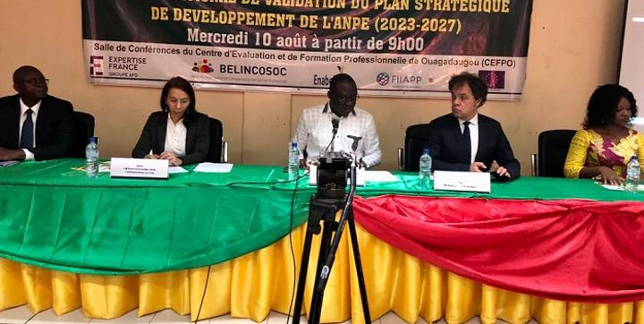 Promotion de l'emploi des jeunes au Burkina : Le plan stratégique de développement 2023-2027 de l'ANPE en cours de validation