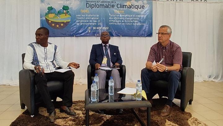 Semaine de la diplomatie climatique : La contribution de l'Union européenne au Burkina débattue au cours d'un panel