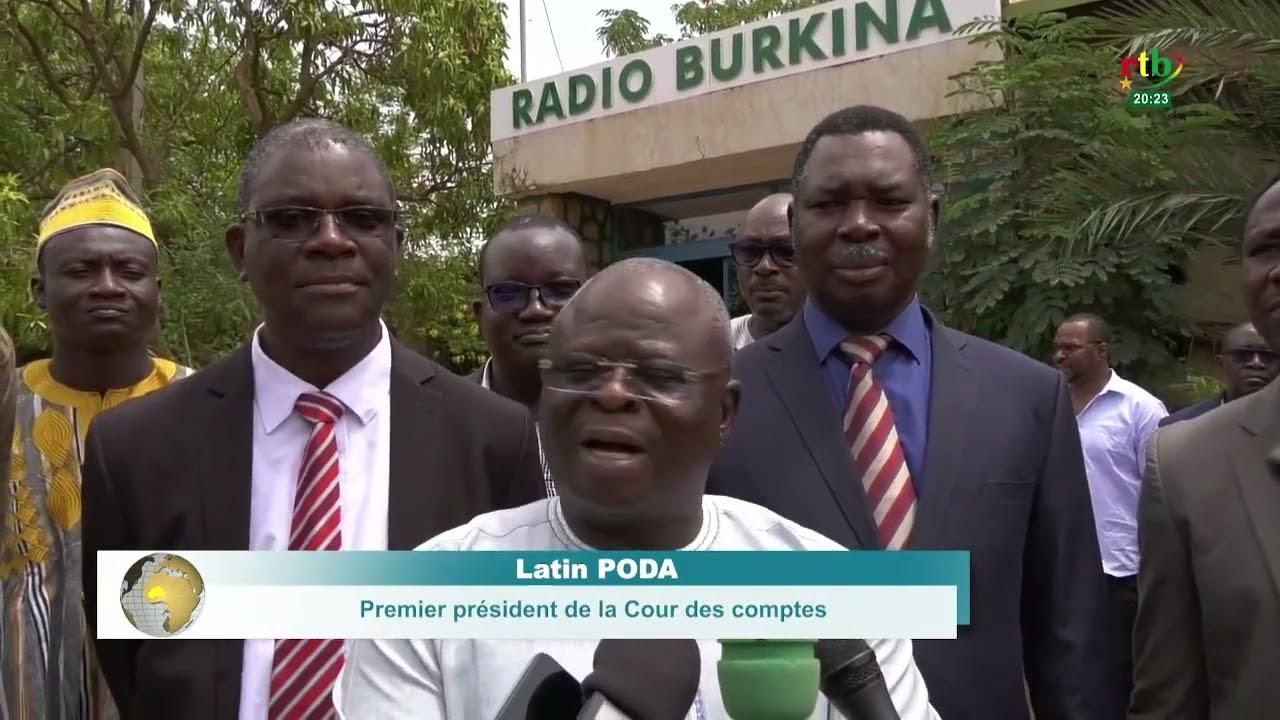 Une délégation de la Cour des comptes a visité les locaux de la Radiodiffusion Télévision du Burkina