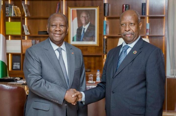 Situations préoccupantes au Mali, Burkina et Guinée, Alassane Ouattara échange avec Léonardo Santos Simao, confiant Situations préoccupantes au Mali, Burkina et Guinée, Alassane Ouattara échange avec Léonardo Santos Simao, confiant