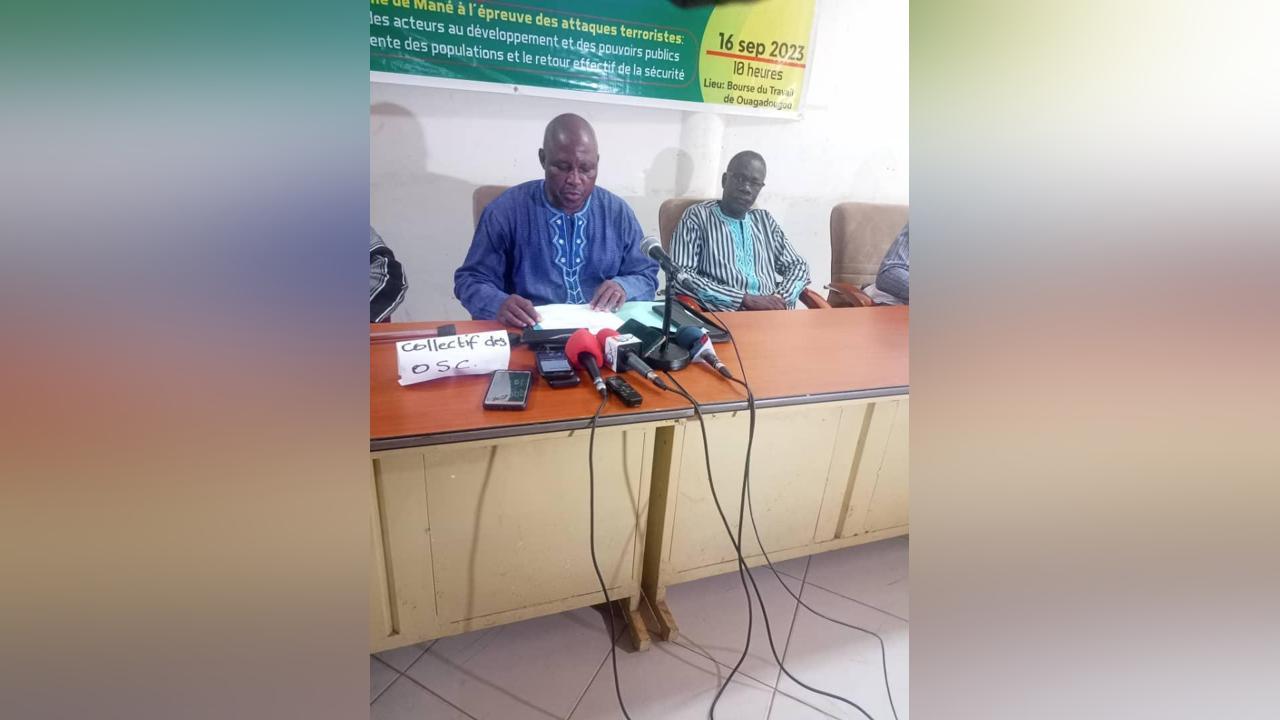 Situation sécuritaire à Mané : Le collectif des OSC de la commune demande la création d’un détachement militaire Situation sécuritaire à Mané : Le collectif des OSC de la commune demande la création d’un détachement militaire