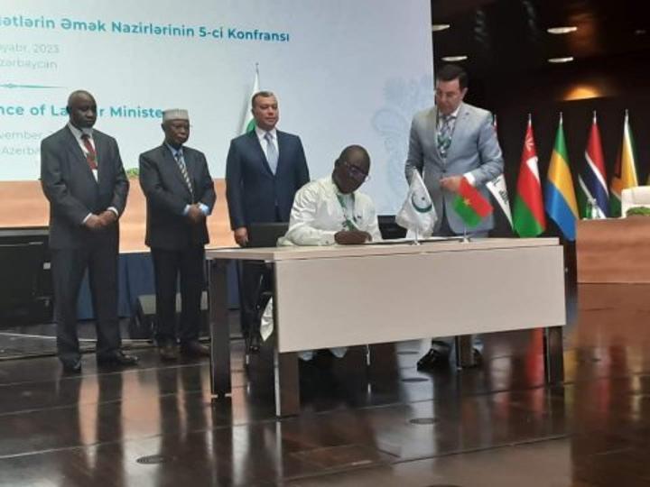 Conférence des ministres du Travail de l’OCI : La 5e session ouverte en présence du ministre d’Etat, Bassolma Bazié Conférence des ministres du Travail de l’OCI : La 5e session ouverte en présence du ministre d’Etat, Bassolma Bazié