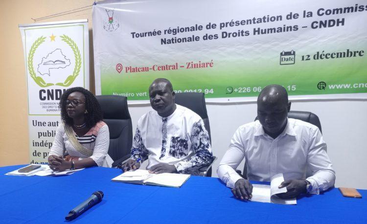 Droits humains au La CNDH se présente aux forces vives de la région du Plateau Central Droits humains au La CNDH se présente aux forces vives de la région du Plateau Central