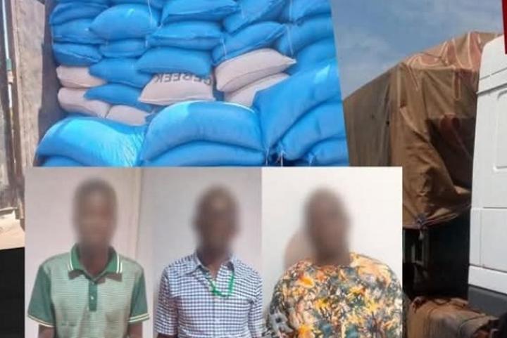 50 tonnes de maïs en destination du Burkina, interceptées à Ferkessédougou, coup d'arrêt à l'exportation illégale 50 tonnes de maïs en destination du Burkina, interceptées à Ferkessédougou, coup d'arrêt à l'exportation illégale