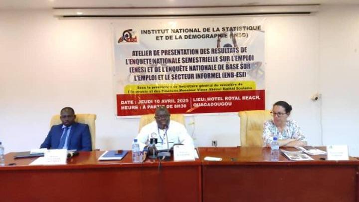 INSD : Un atelier pour présenter les résultats de l'enquête nationale semestrielle sur l'emploi et l'enquête nationale de base sur l'emploi et le secteur informel INSD : Un atelier pour présenter les résultats de l'enquête nationale semestrielle sur l'emploi et l'enquête nationale de base sur l'emploi et le secteur informel